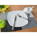 bulk white square shape wholesale dinner plates